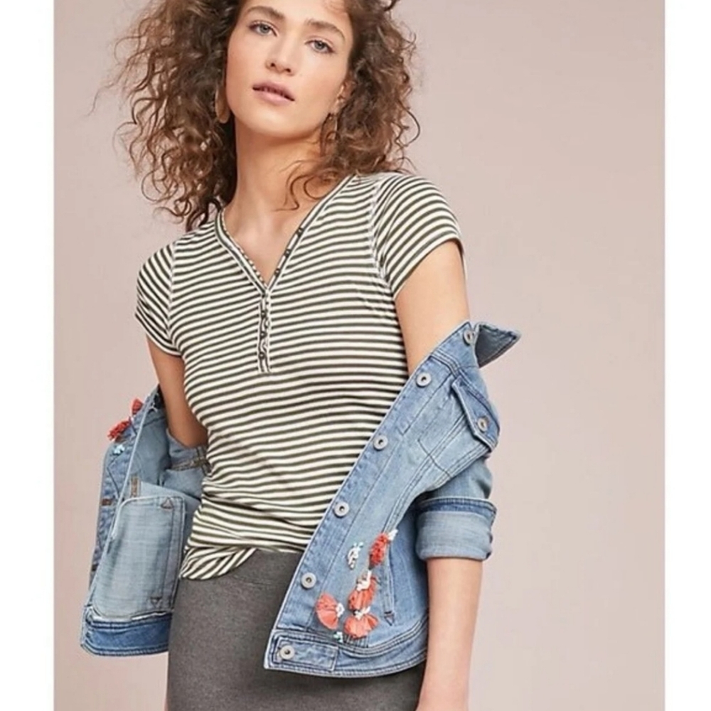 Pure+Good Striped Tee from Anthro